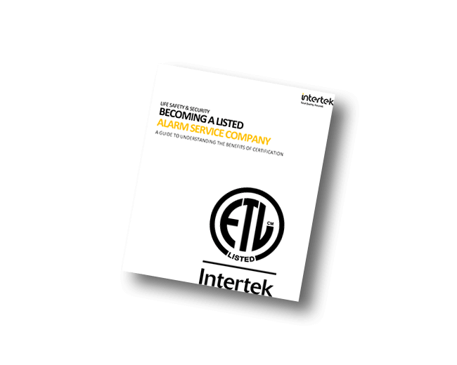 Becoming a Listed Alarm Service Company white paper