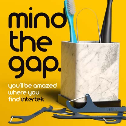 Floss and toothbrush